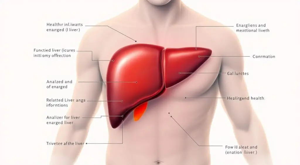 enlarged liver