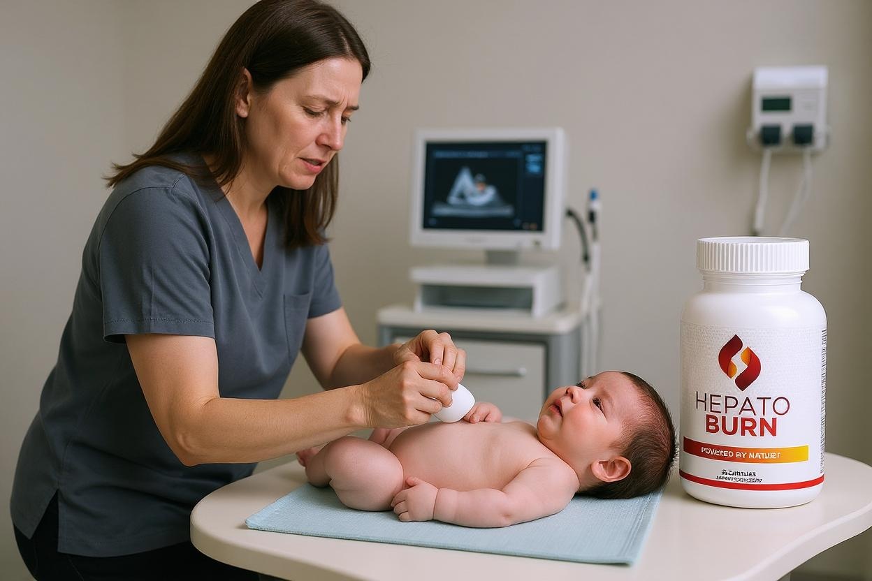 enlarged liver in infants