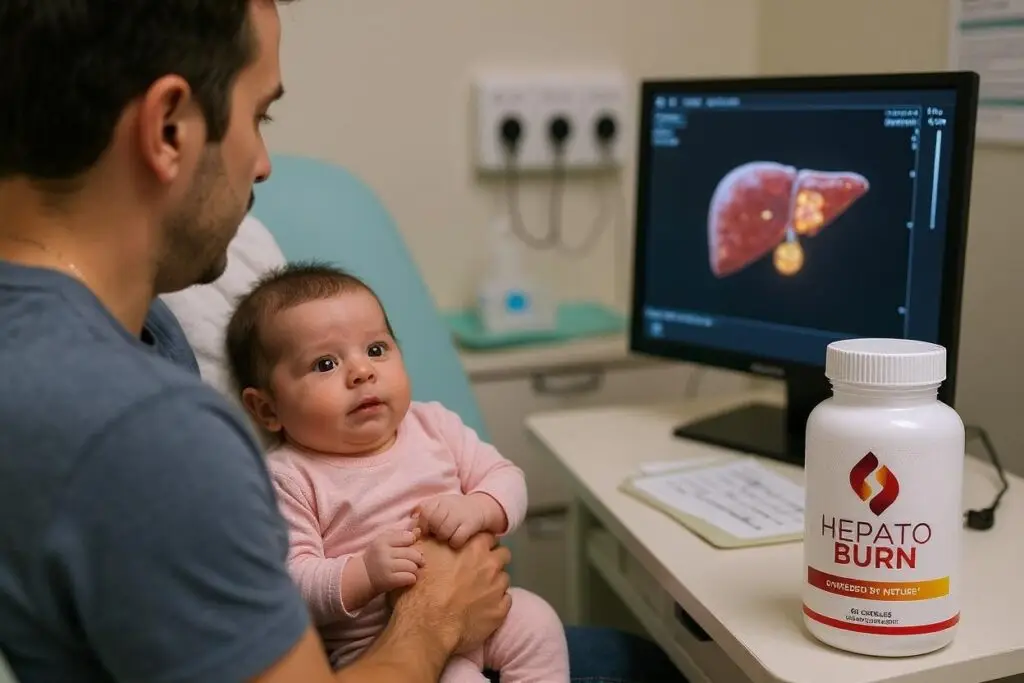 enlarged liver in infants