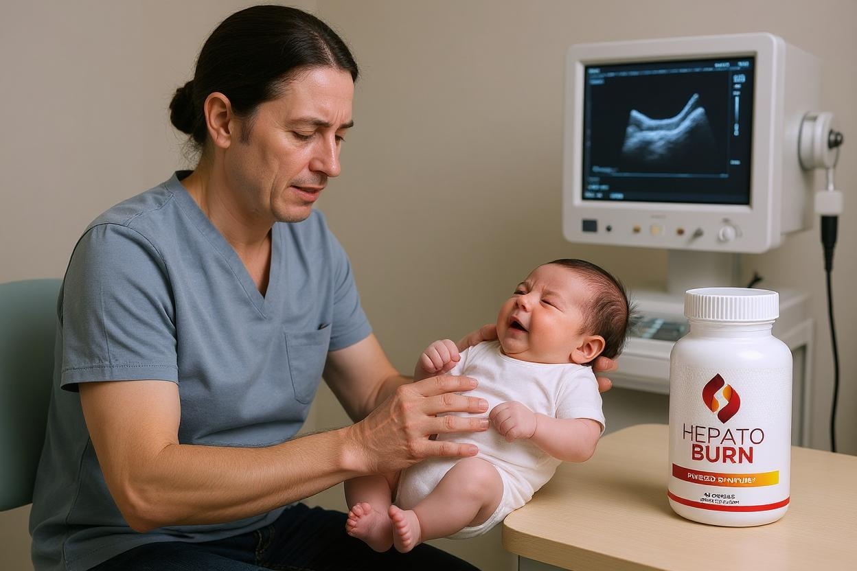 enlarged liver in infants