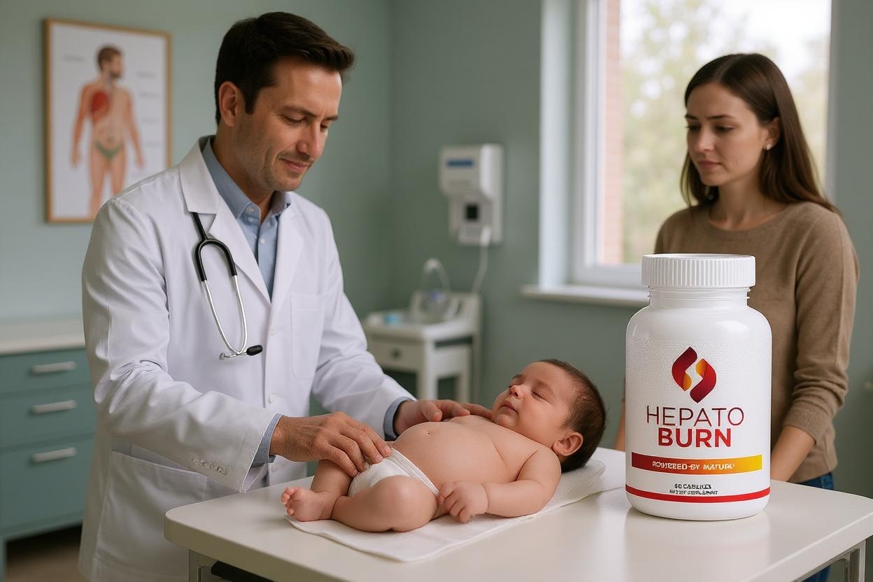 enlarged liver in infants