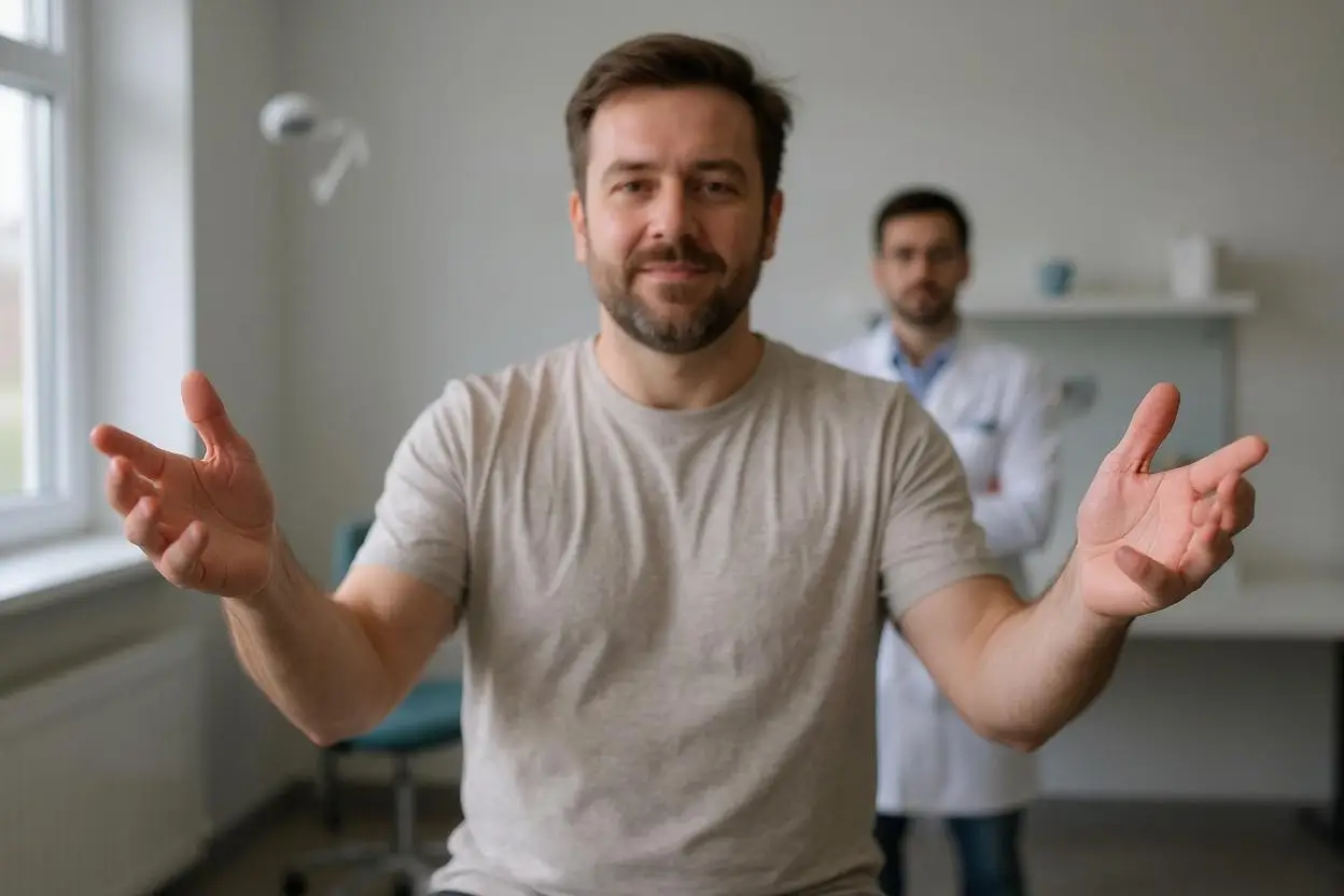 flapping hand tremor