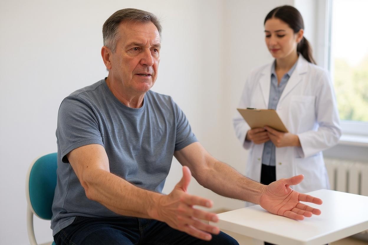 flapping hand tremor