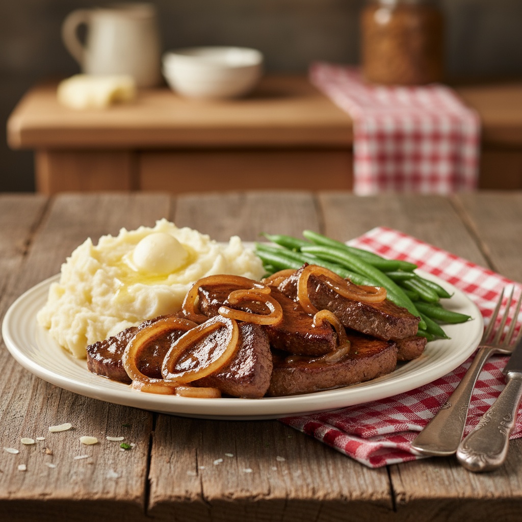 beef liver and onions with gravy recipe