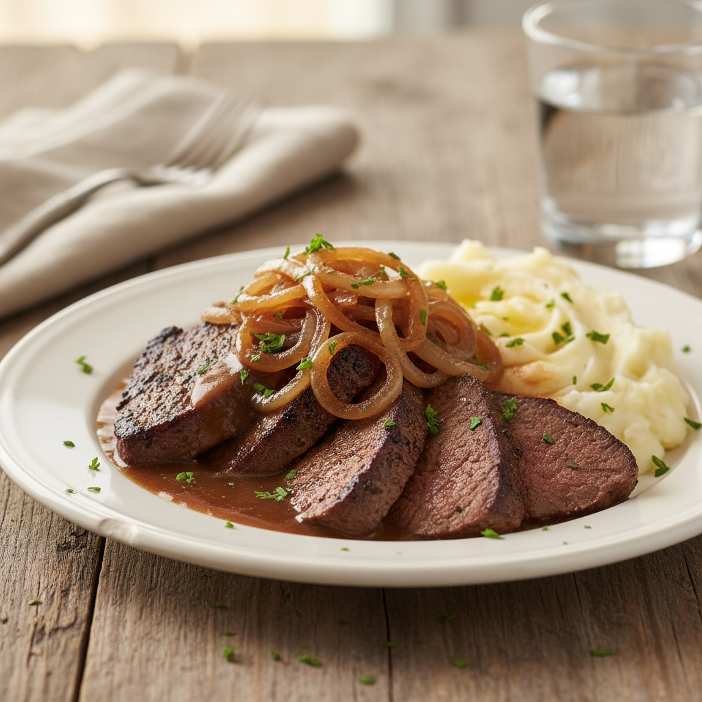 beef liver and onions with gravy recipe