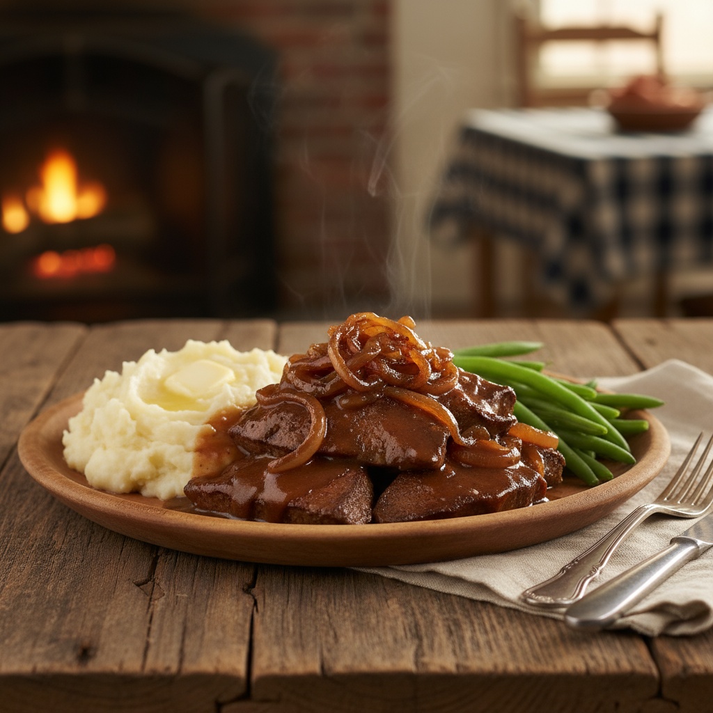 beef liver and onions with gravy recipe