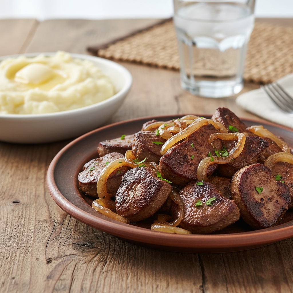 chicken liver and onions recipe