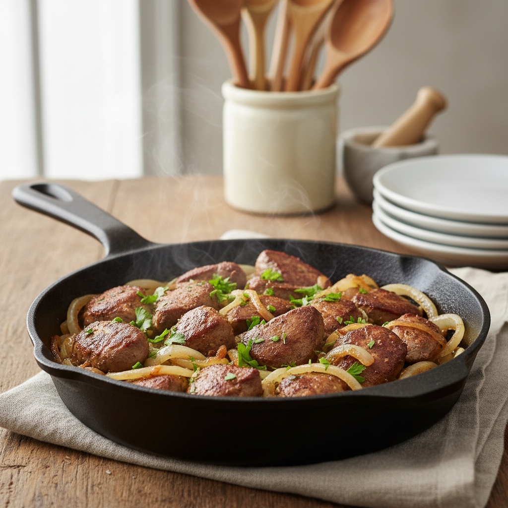 chicken liver and onions recipe