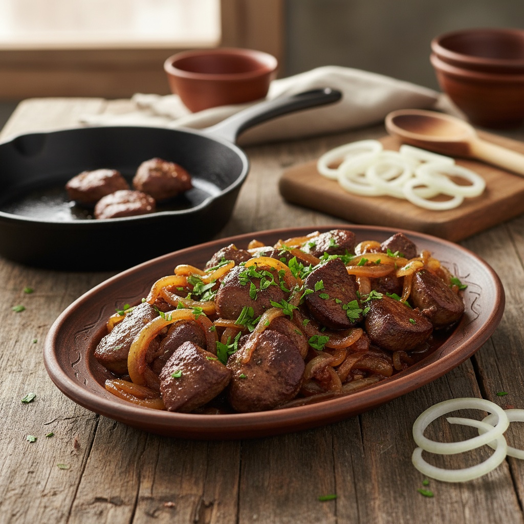 chicken liver and onions recipe