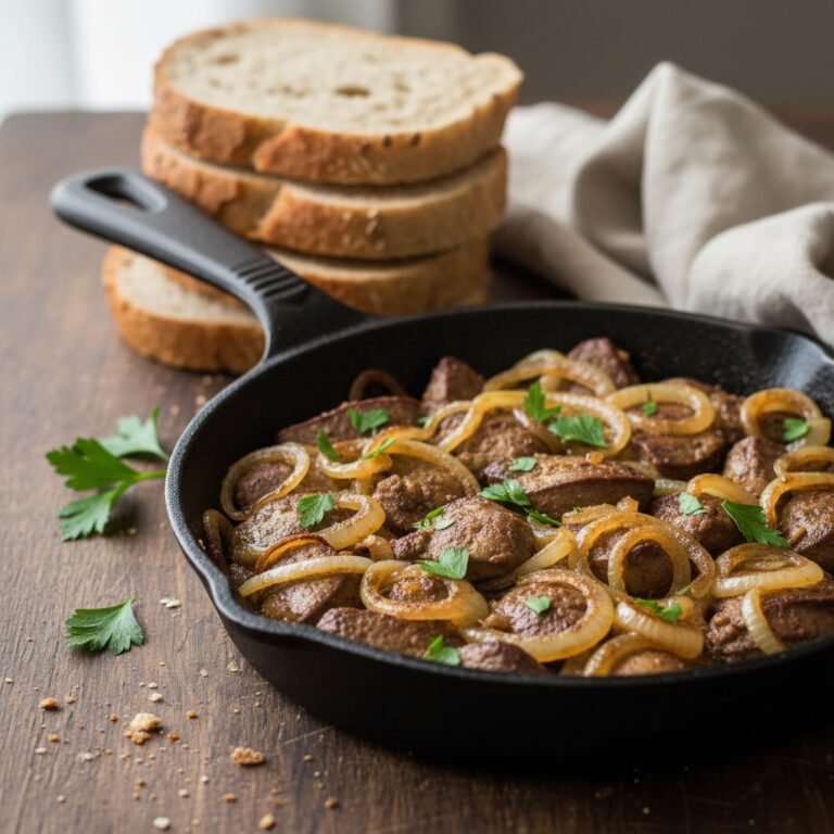 chicken liver and onions recipe