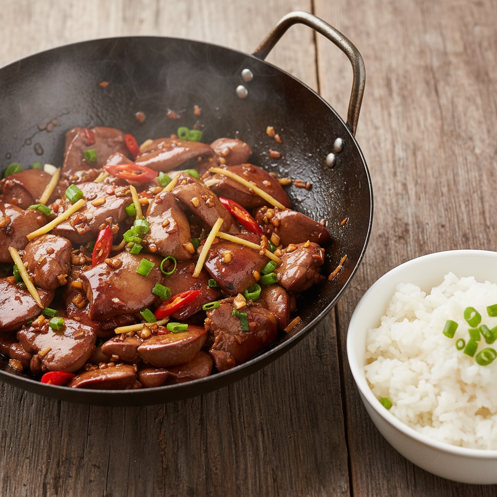 chinese chicken liver recipe