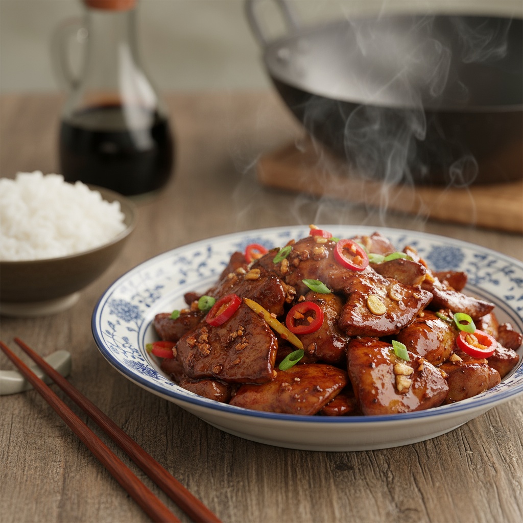 chinese chicken liver recipe