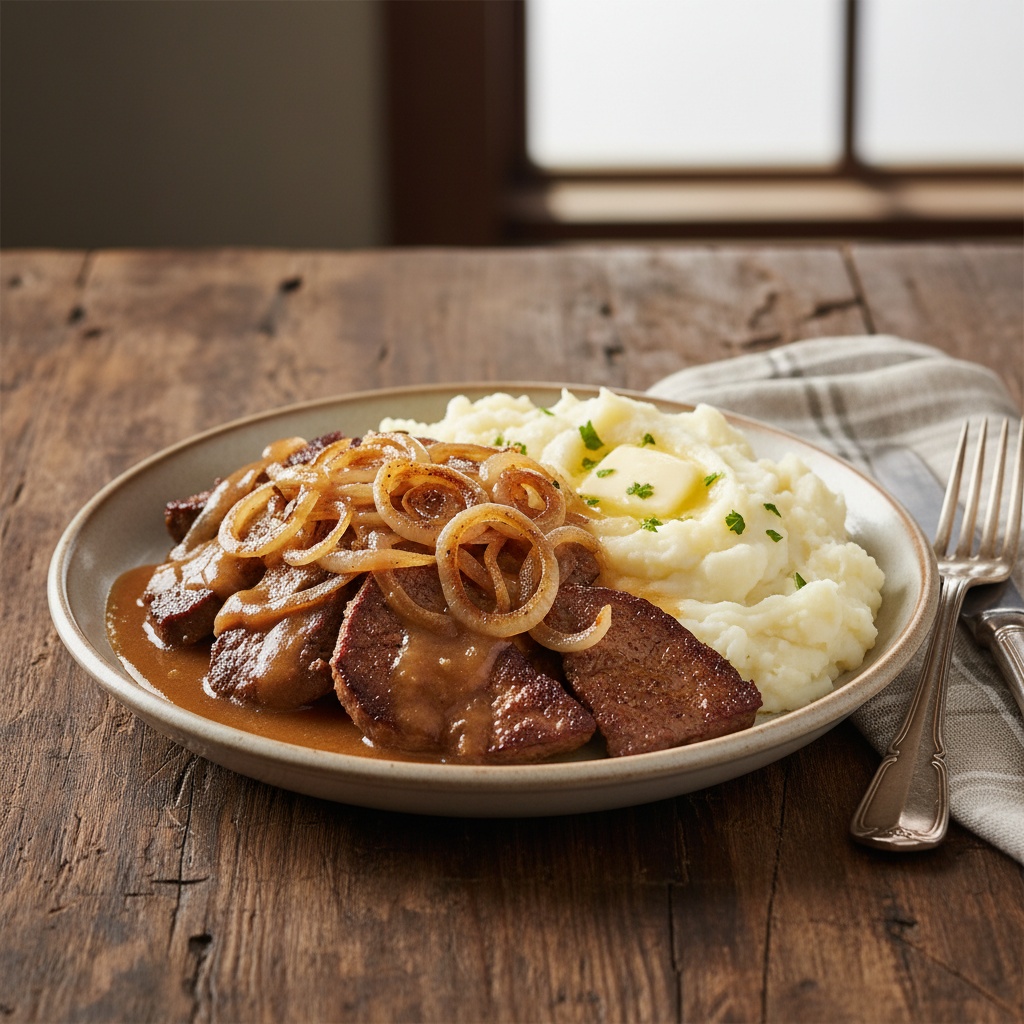 liver and onions with gravy recipe