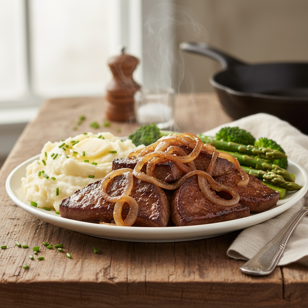 recipe for liver and onions