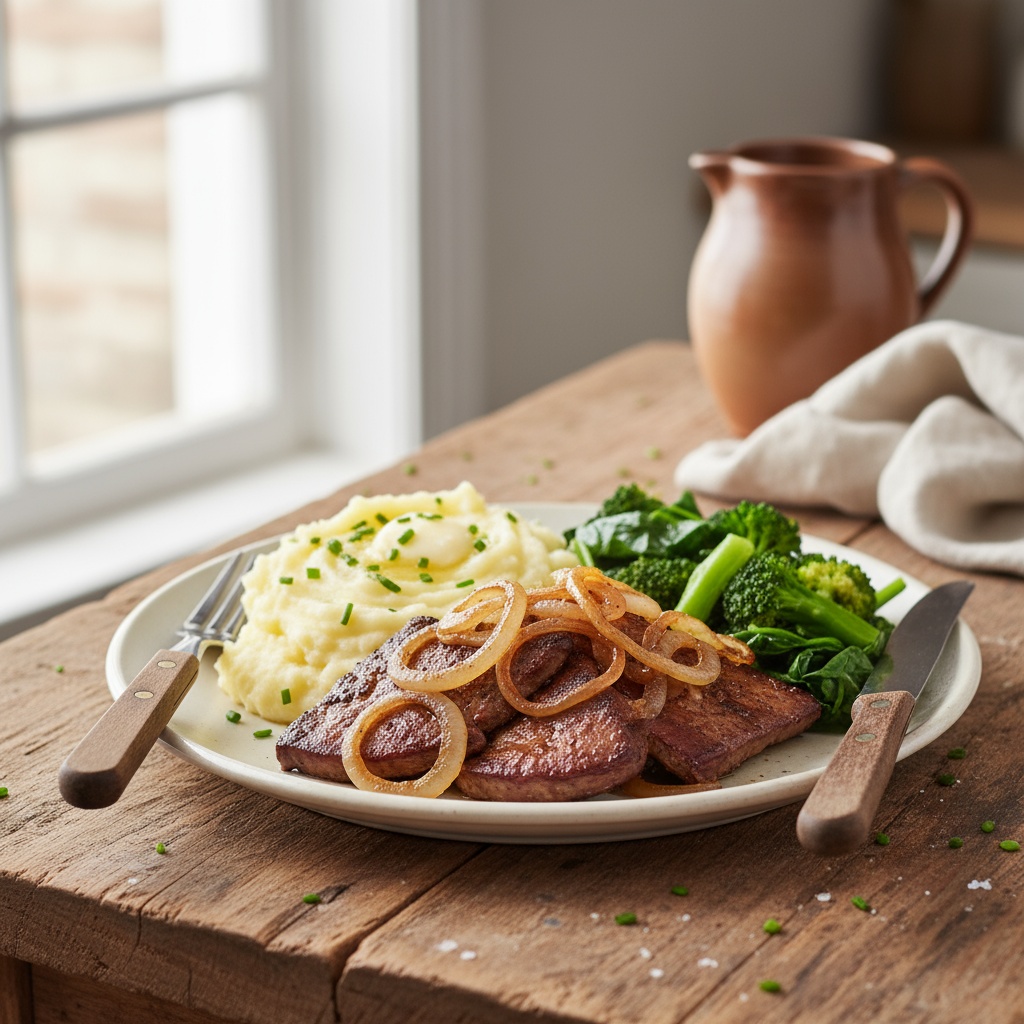 recipe for liver and onions