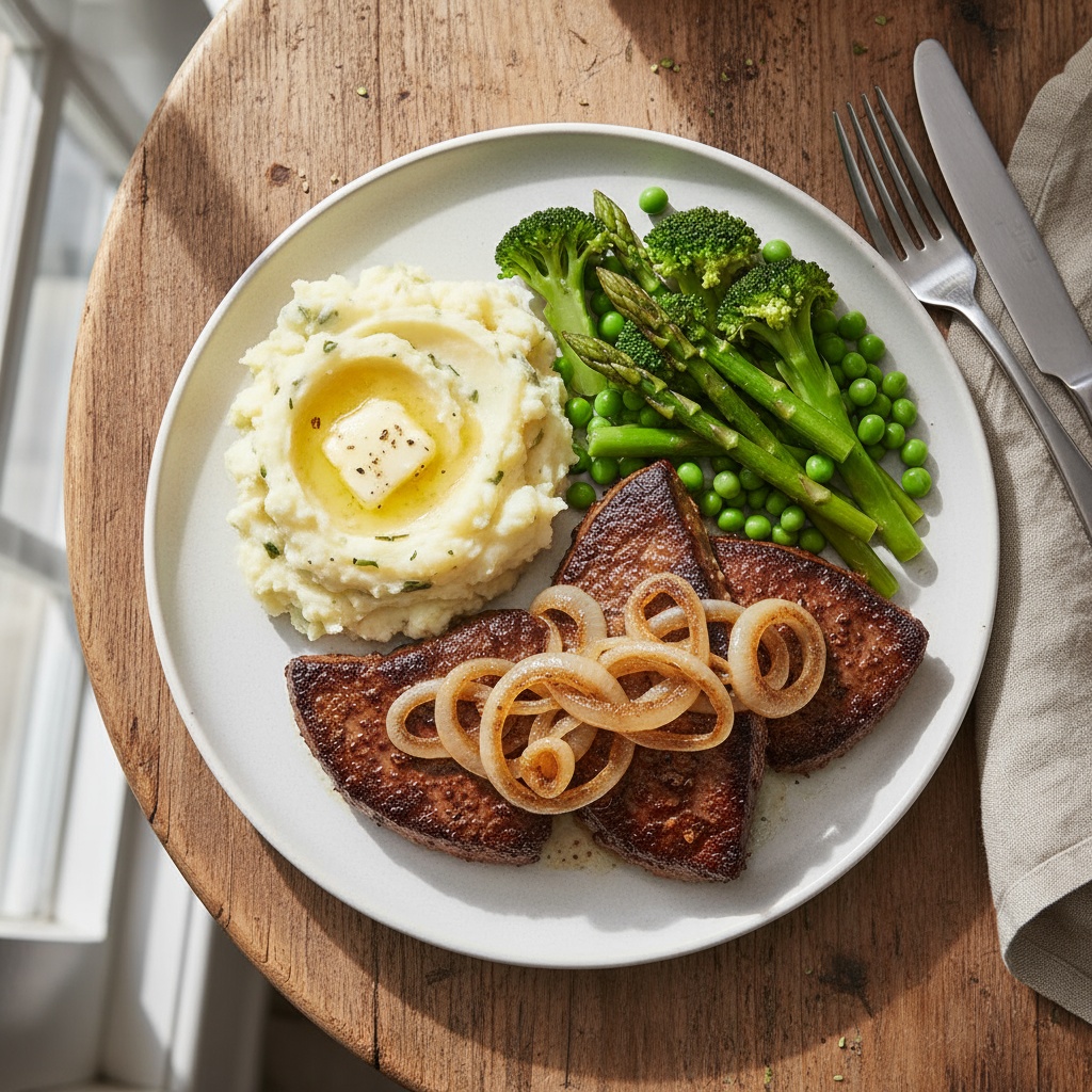 recipe for liver and onions