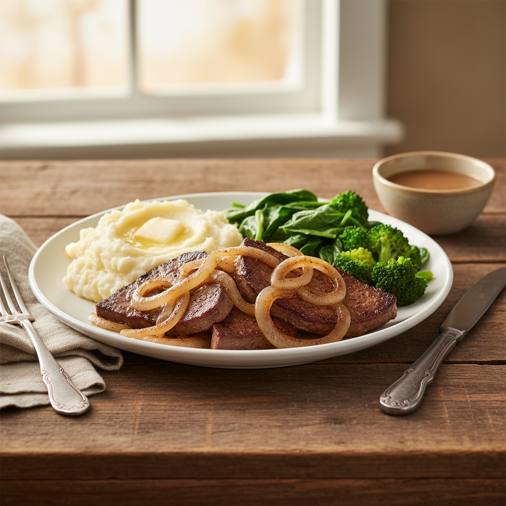 recipe for liver and onions